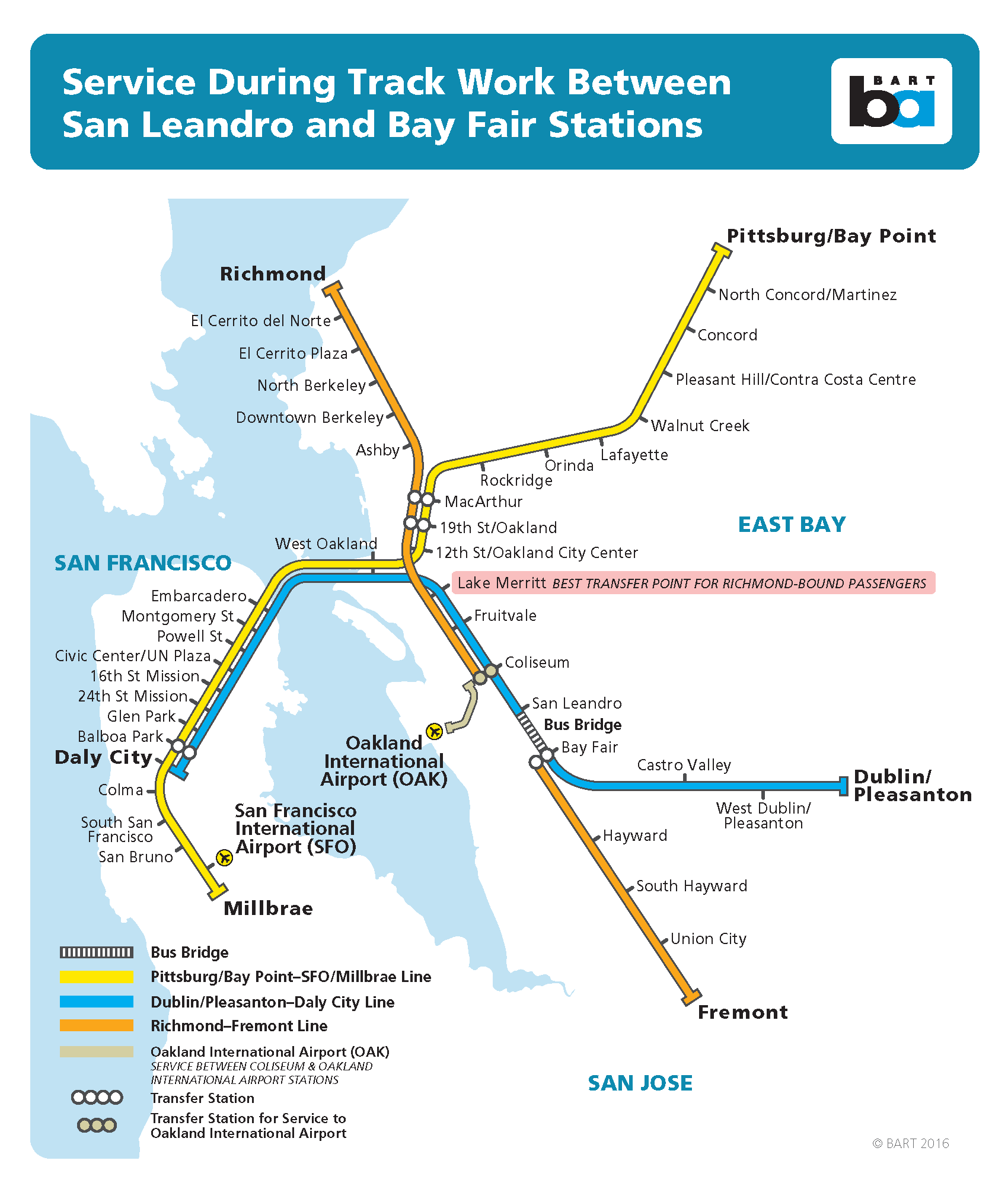 Map of Service Area