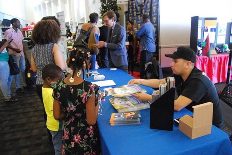 BART table at the Black Expo