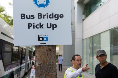 Bus Bridge Sign 