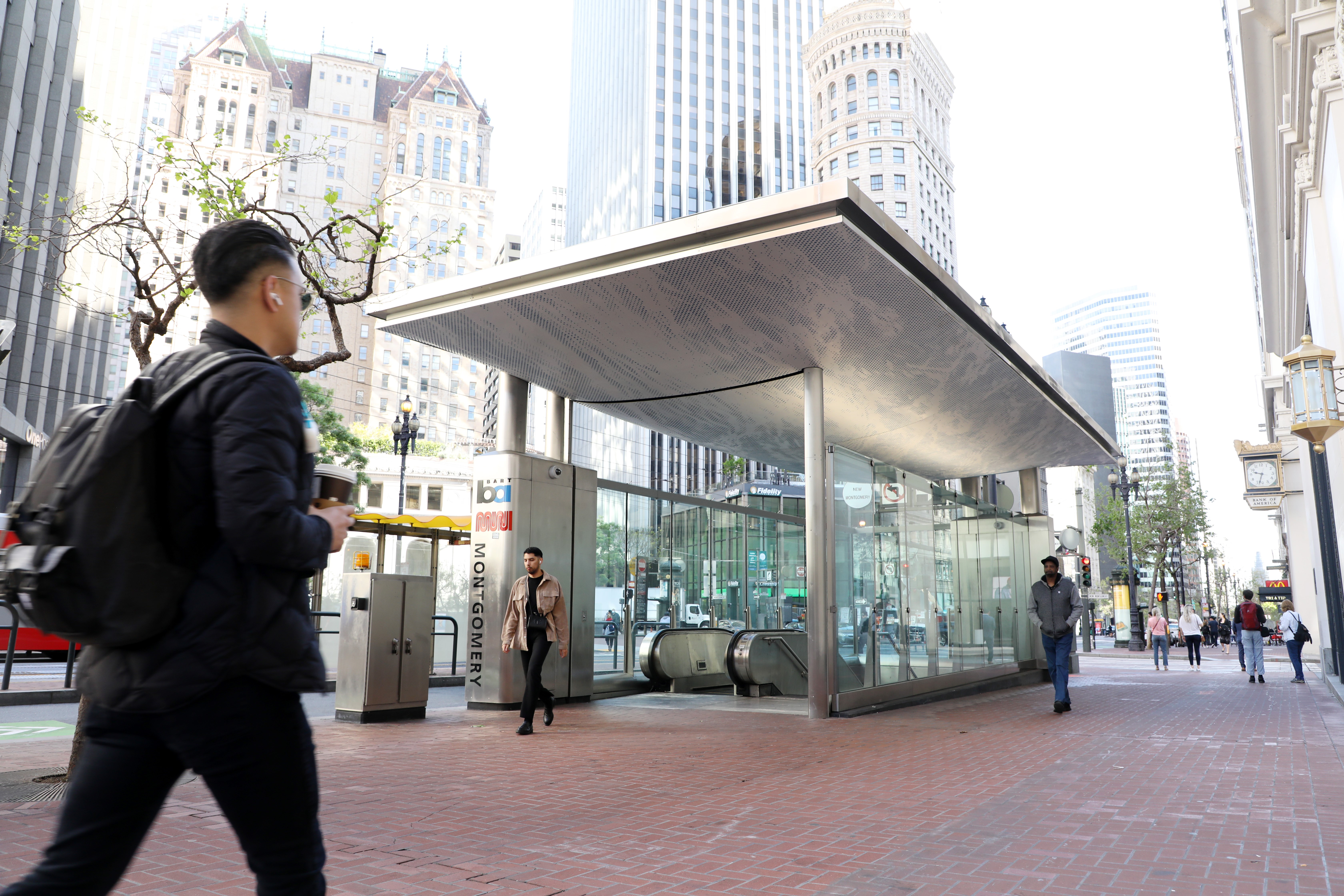 Montgomery St Station canopy