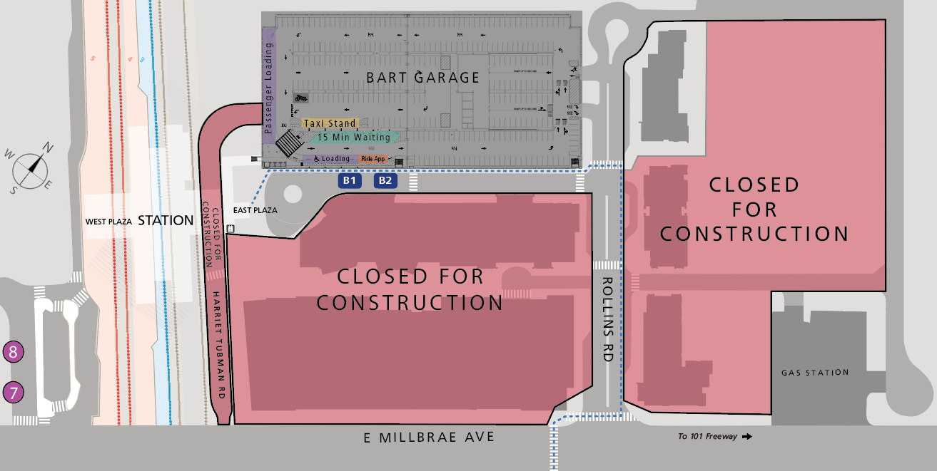  temporary pedestrian changes for improvements starting October 27