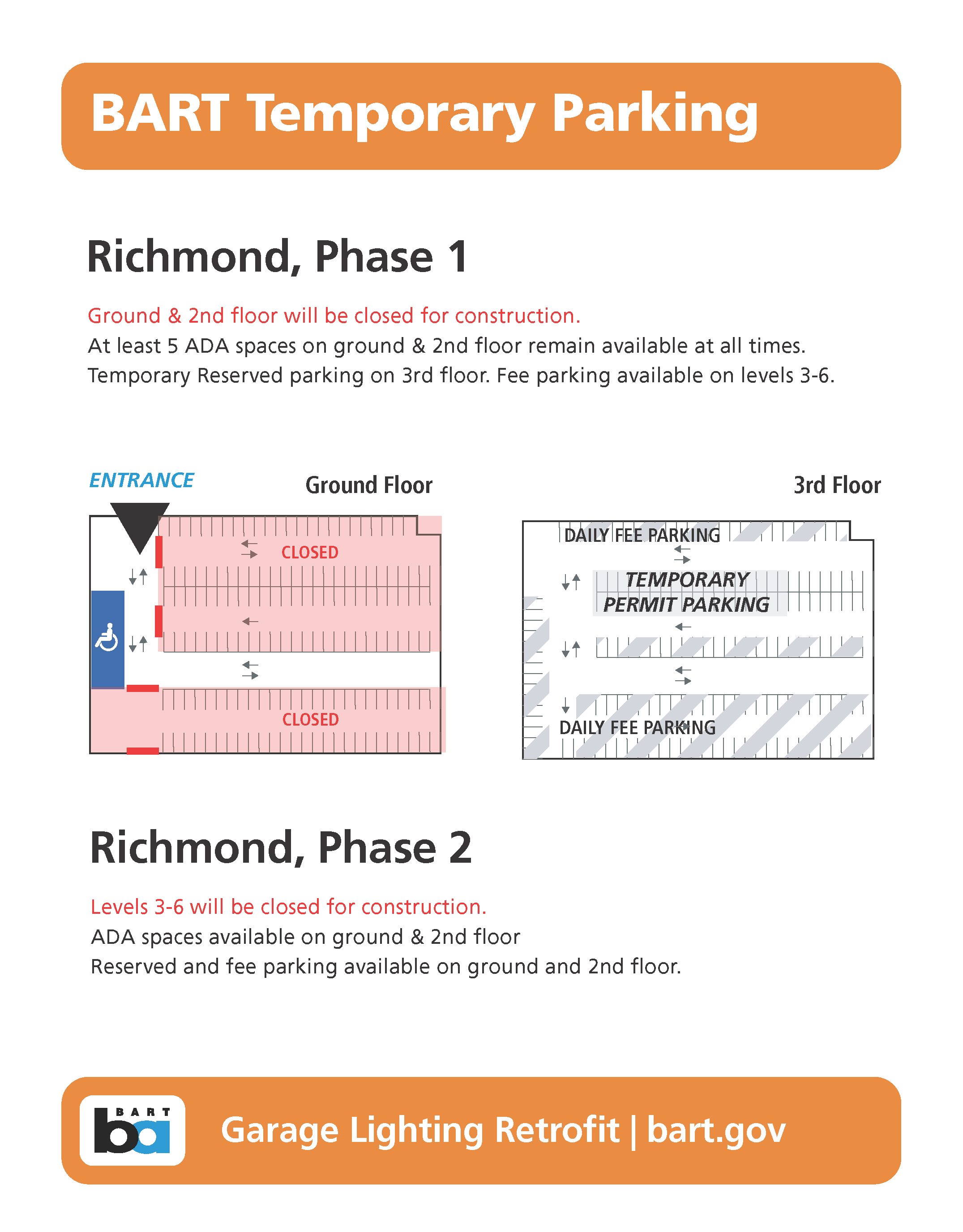 Richmond garage lighting map