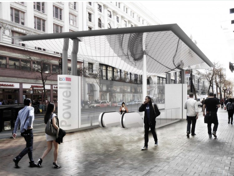 conceptual design for market street entrances