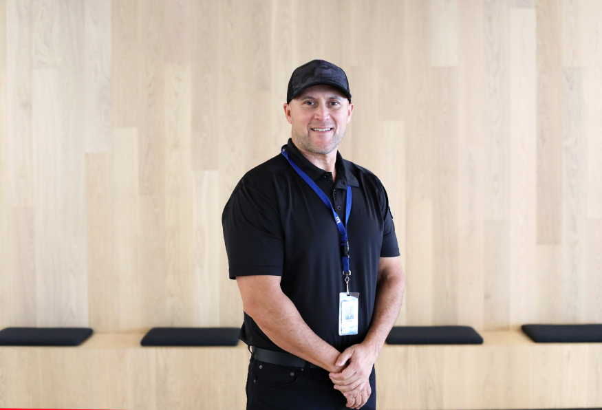 Frank Bautista poses for a photo at BART Headquarters