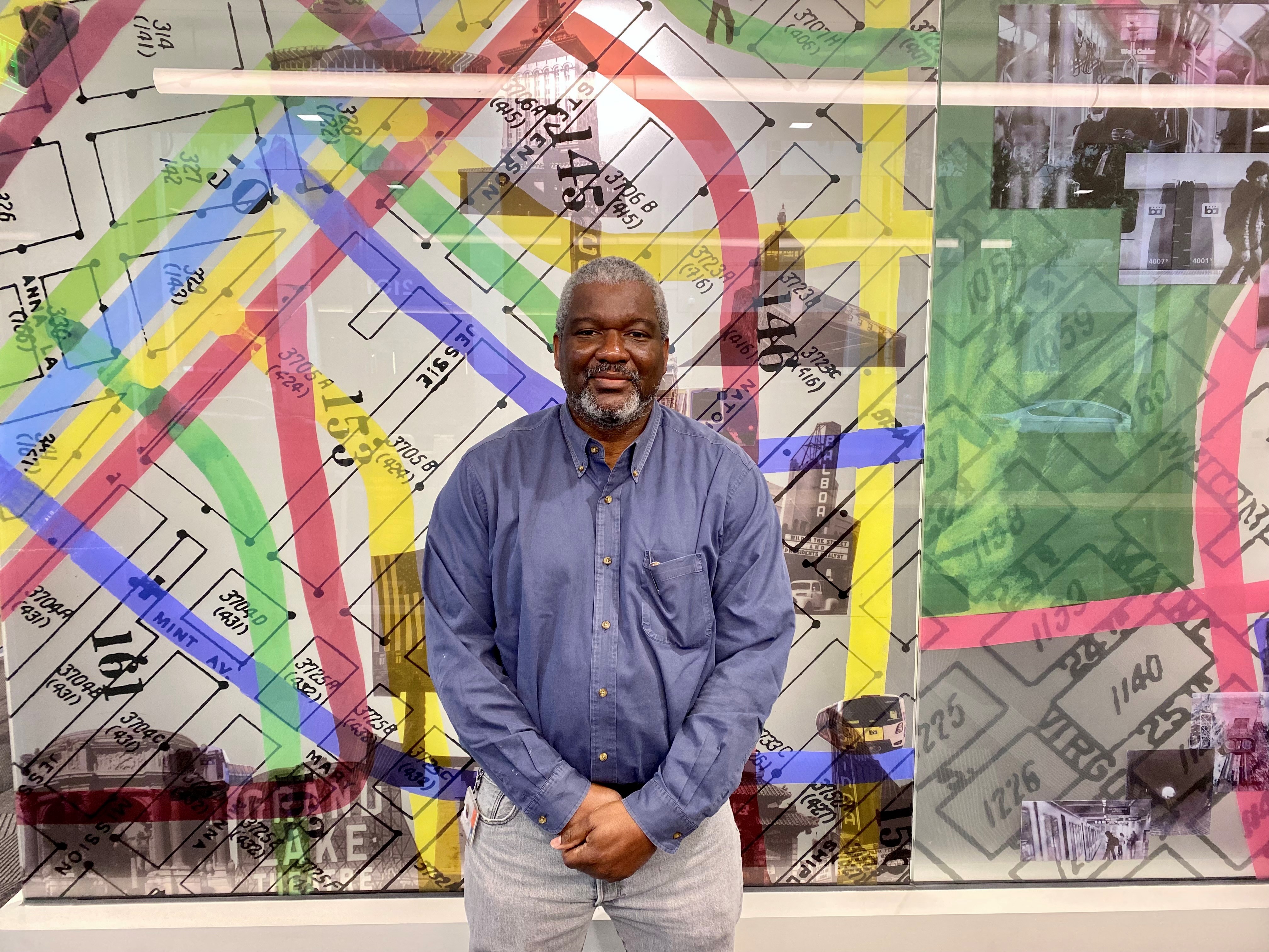 Bryant Fields is pictured at BART Headquarters in Oakland.