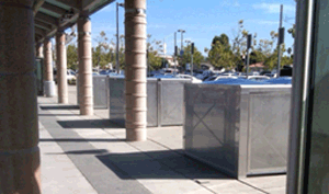 lockers at Castro Valley Station