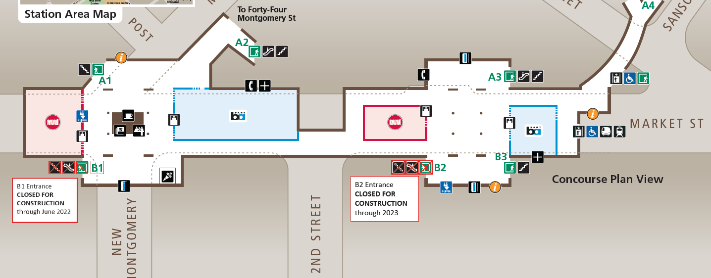 Montgomery entrances map