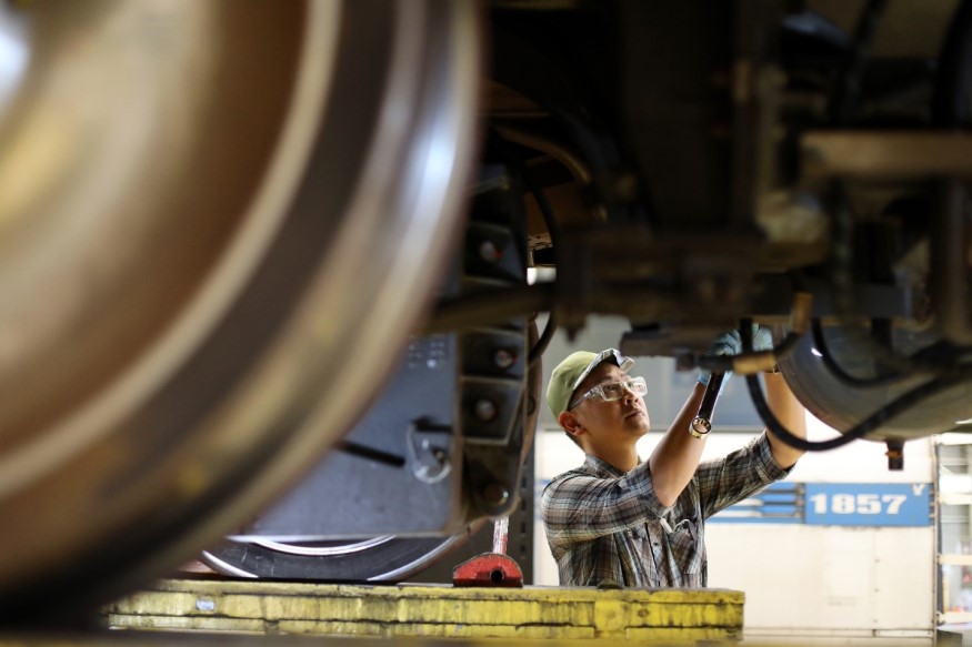  Train Car Mechanics keep BART trains on the go