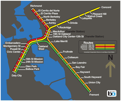 Original BART map.