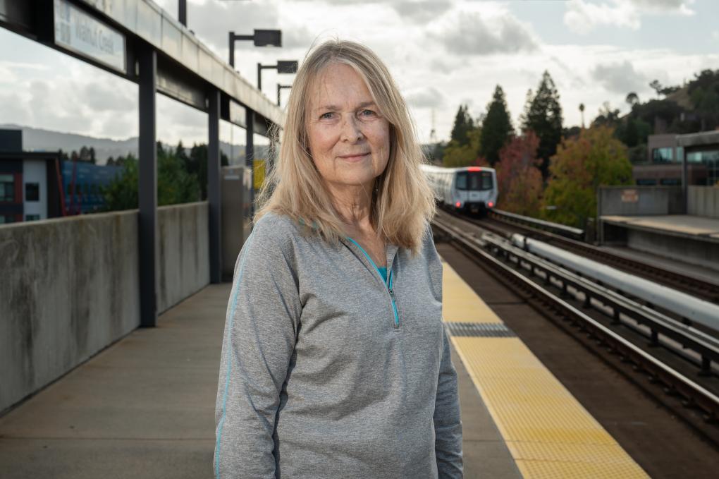 Linda Healey pictured at Walnut Creek Station