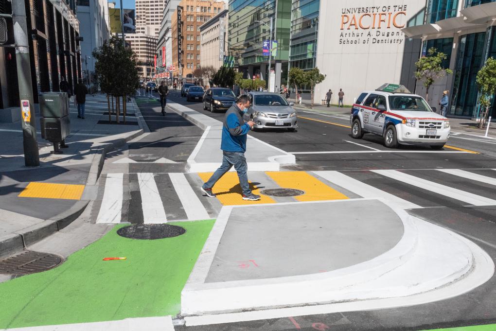 Powell Street after improvements