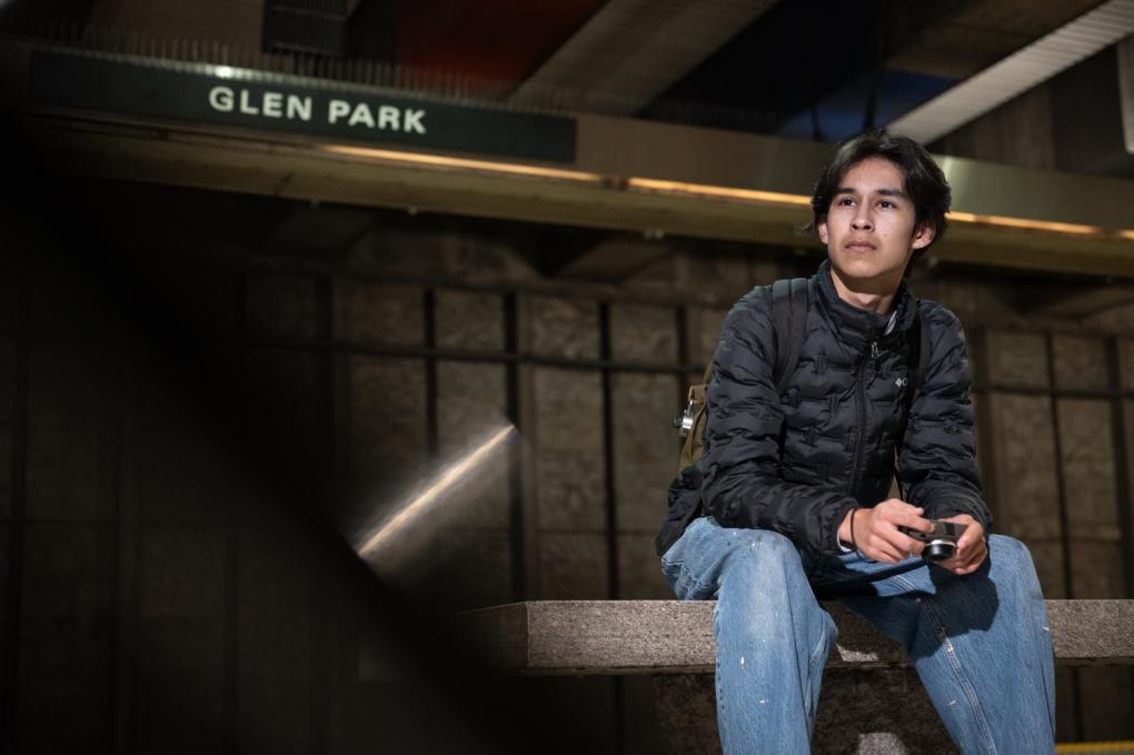 Owen Flaherty pictured at Glen Park Station