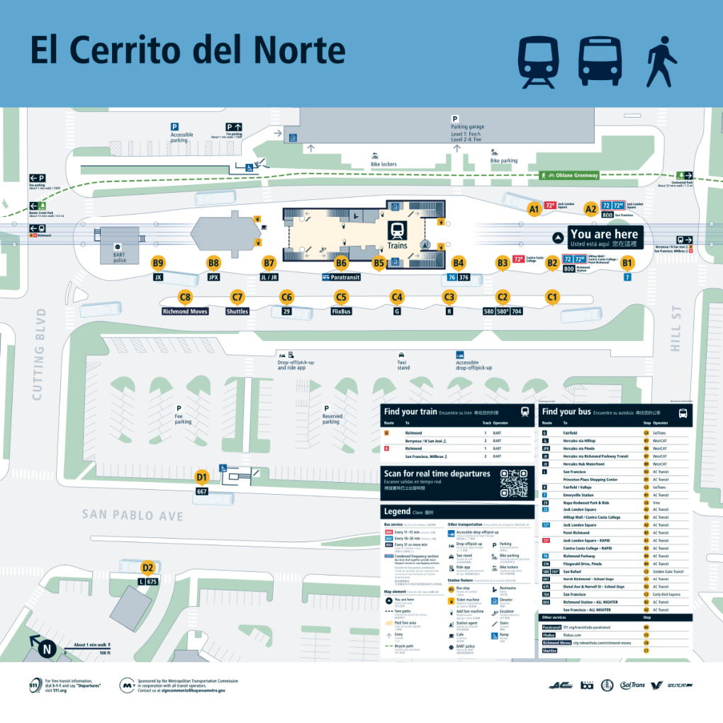 El Cerrito del Norte map