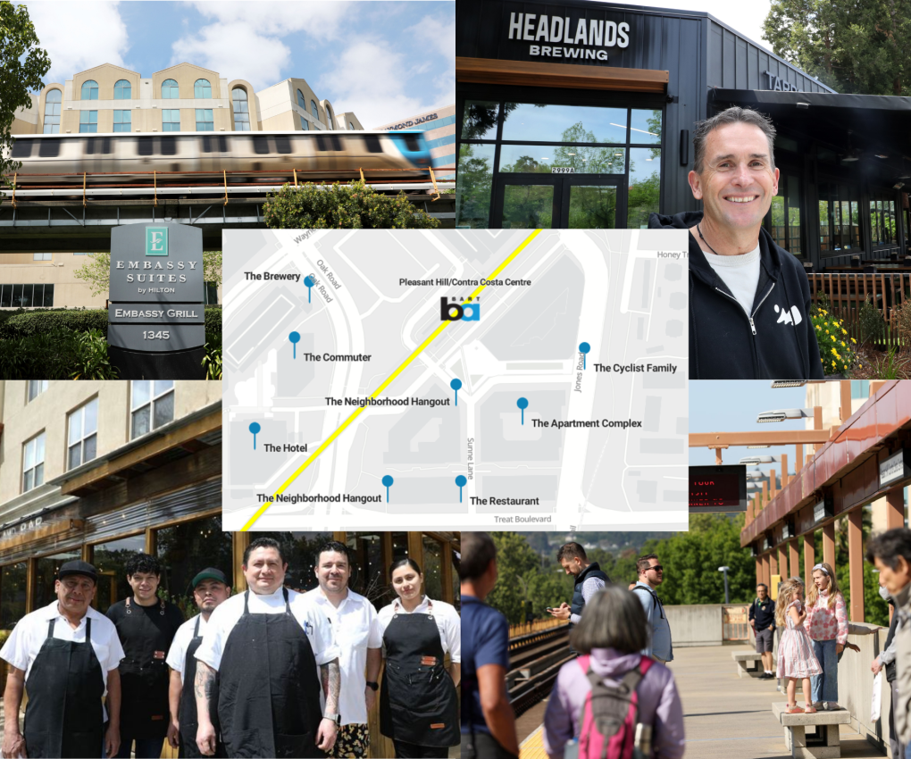 Map of Pleasant Hill neighborhood with photos